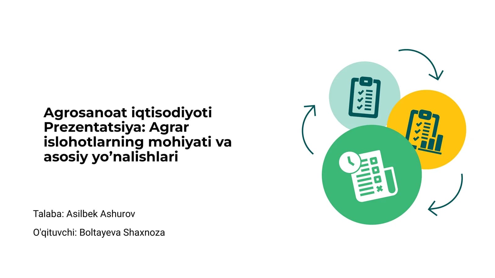 Agrosanoat iqtisodiyoti