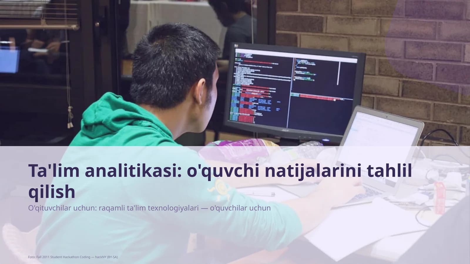 Ta'lim analitikasi: o'quvchi natijalarini tahlil qilish