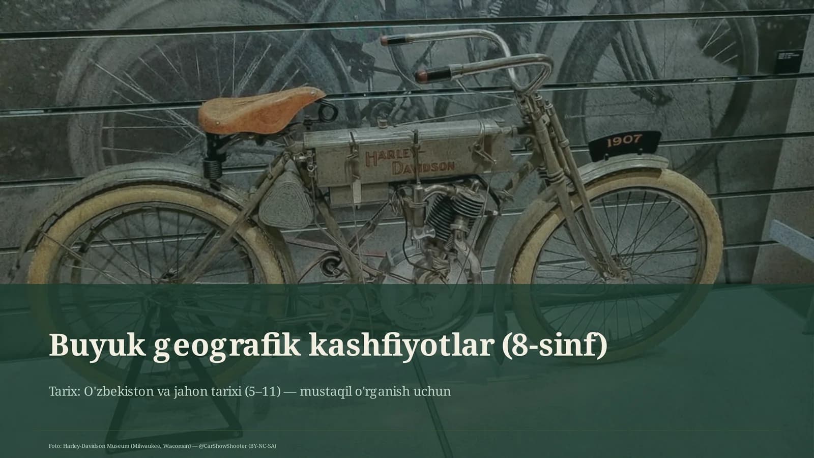Buyuk geografik kashfiyotlar (8-sinf)