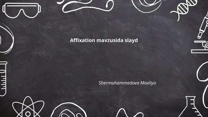 Affixation