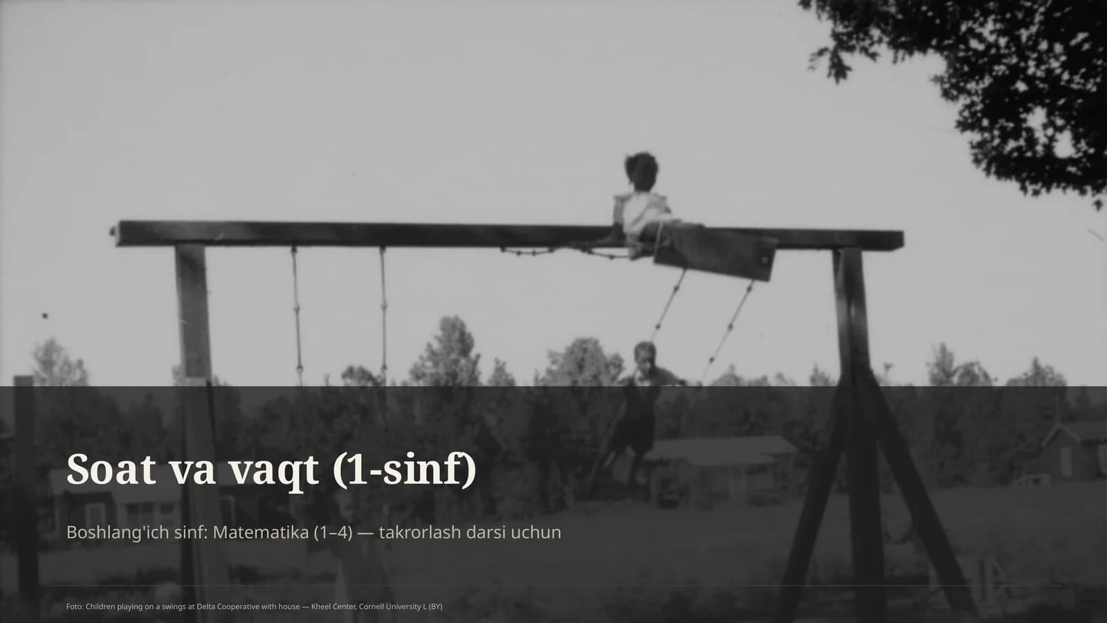 Soat va vaqt (1-sinf)