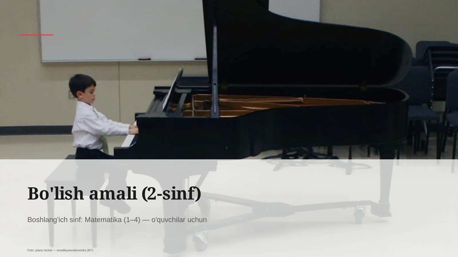 Bo'lish amali (2-sinf) Boshlang'ich sinf: Matematika (1–4) — o'quvchilar uchun