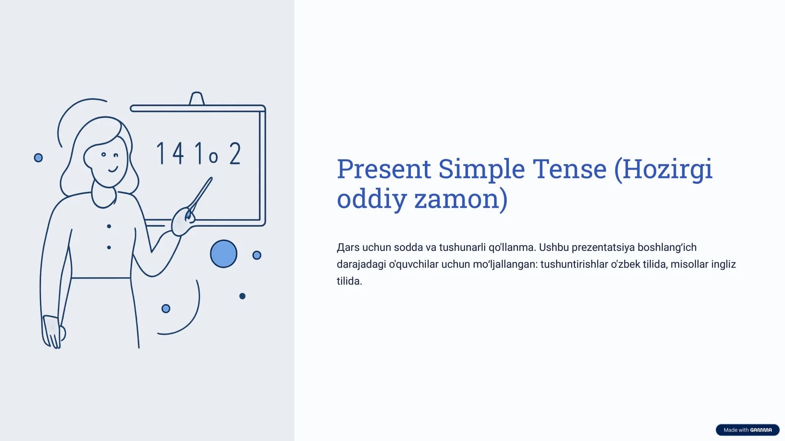 Present-Simple (Hozirgi oddiy zamon) PRESENTATSIYA