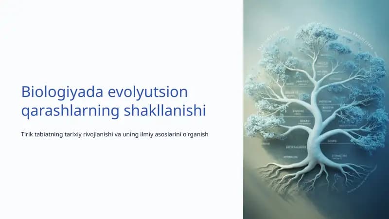 Evolyutsion qarashlar