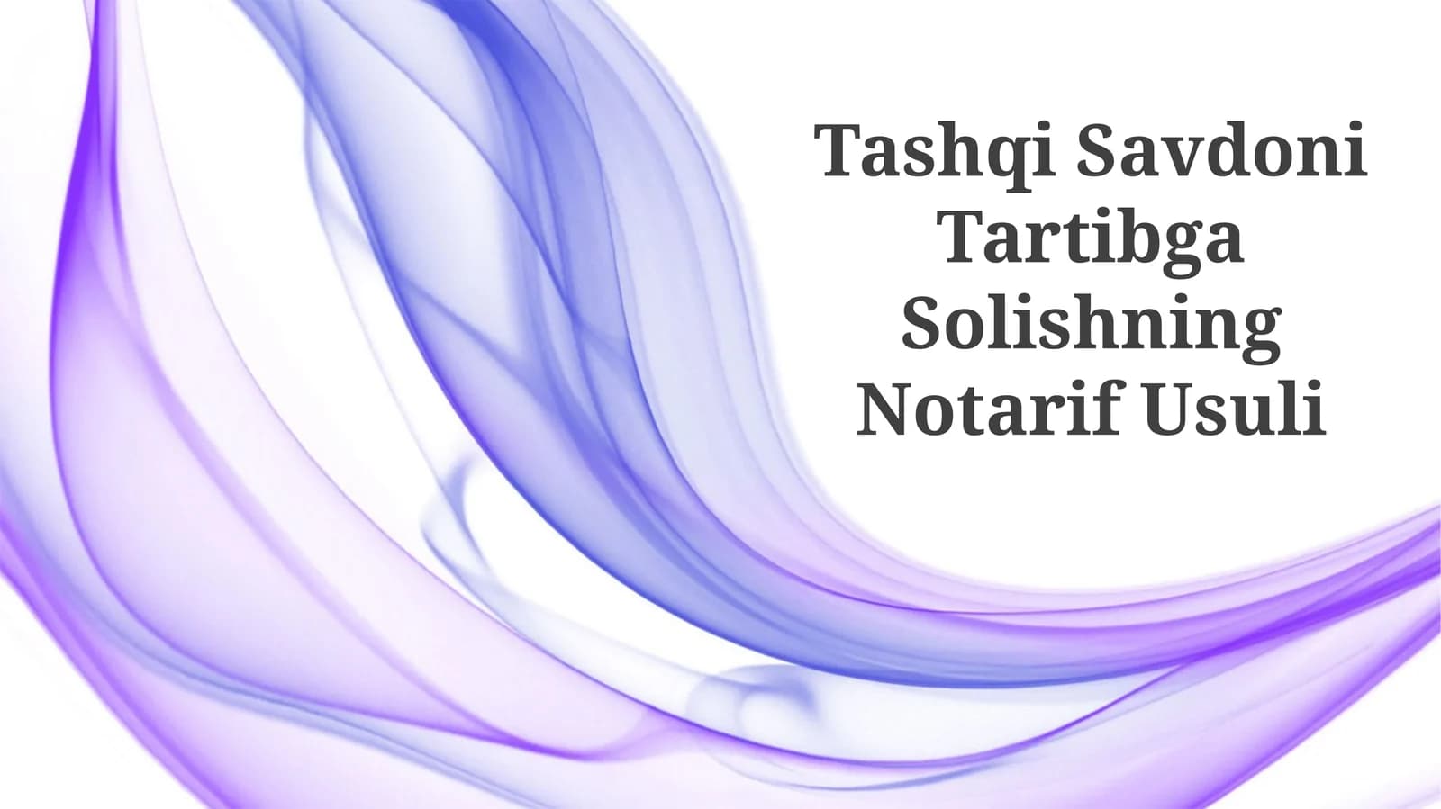 Tashqi Savdoni Tartibga Solishning Notarif Usuli