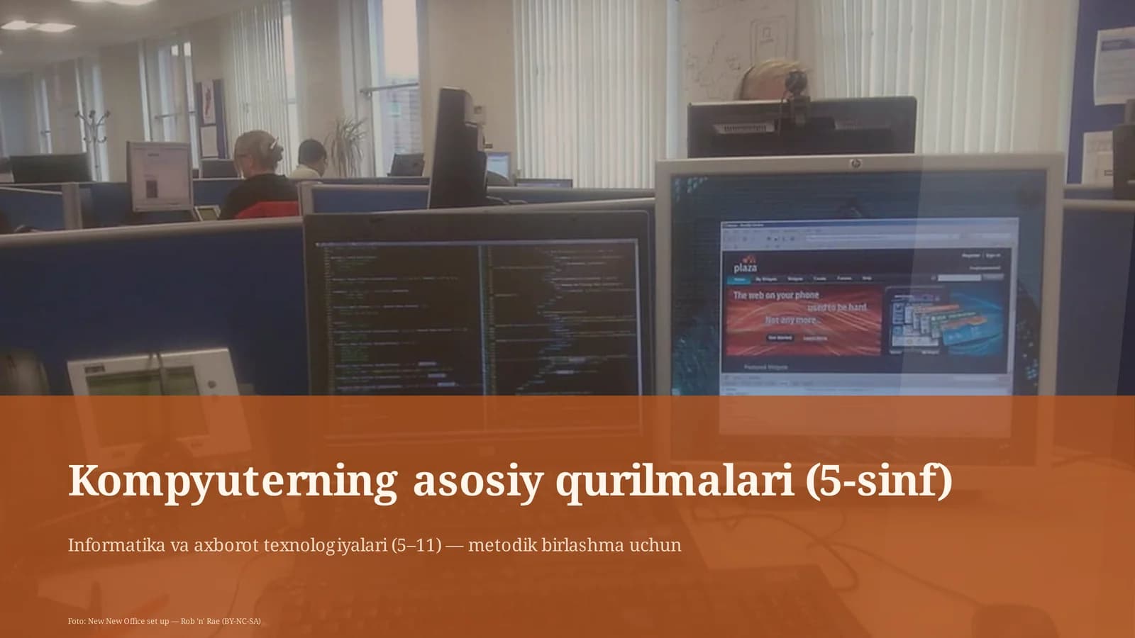 Kompyuterning asosiy qurilmalari (5-sinf)