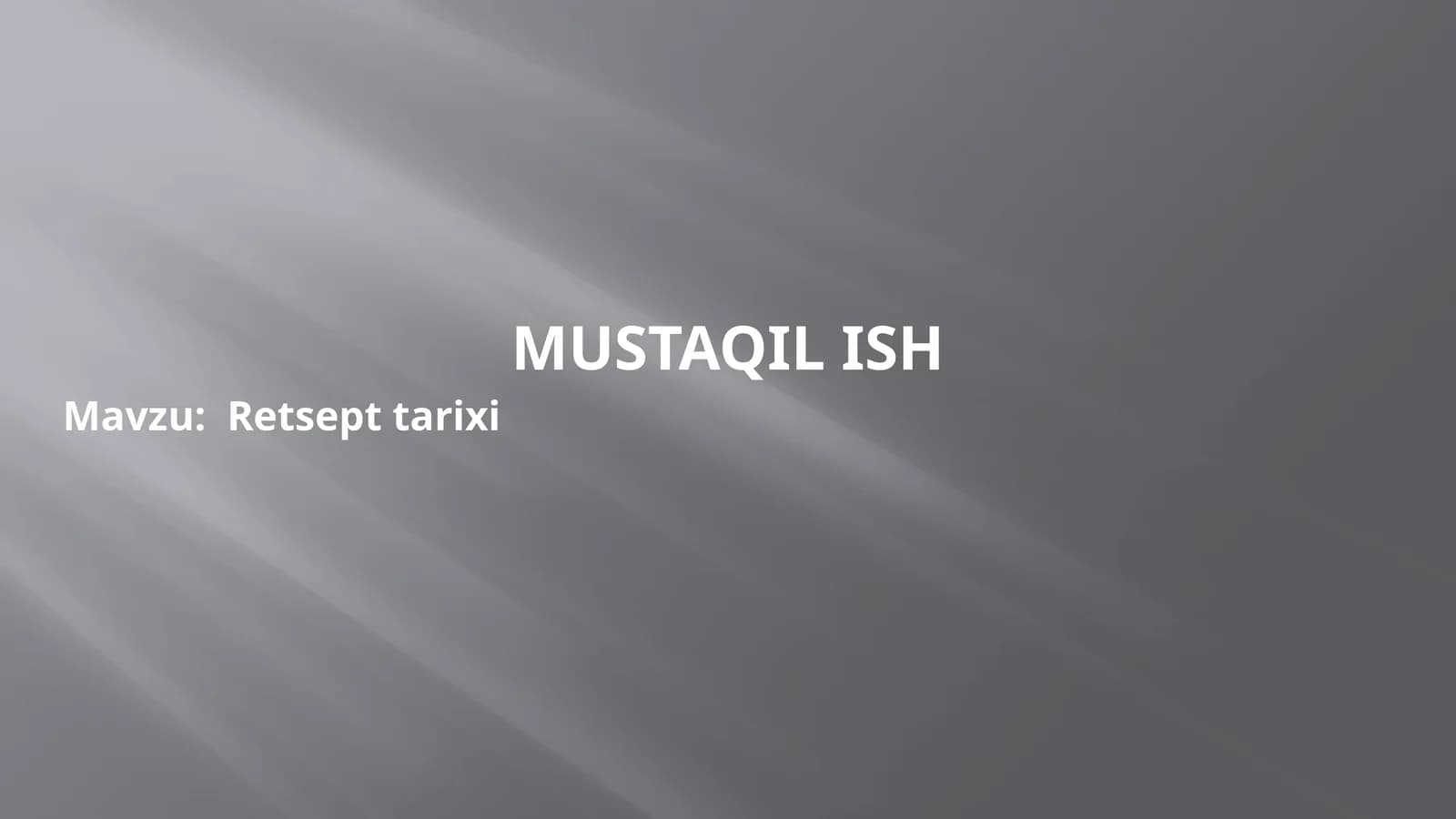 Retsepttarixi