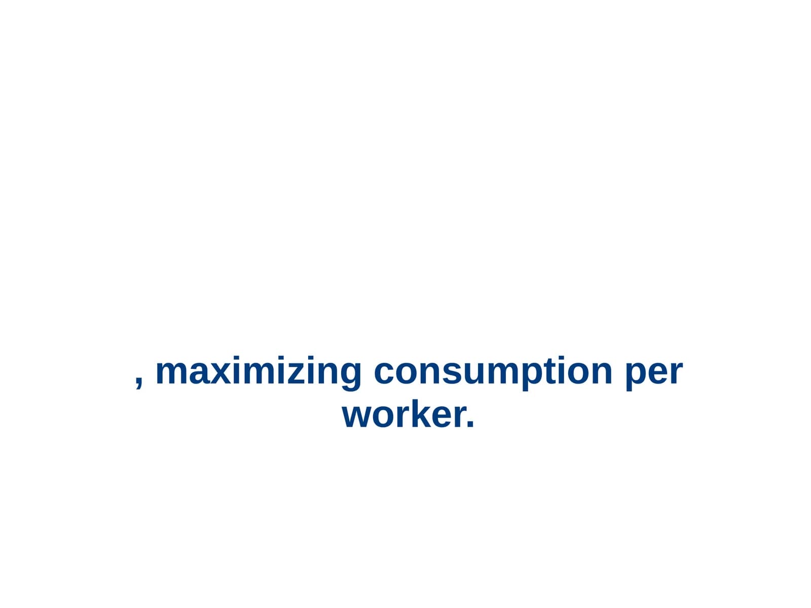 Solow growth model