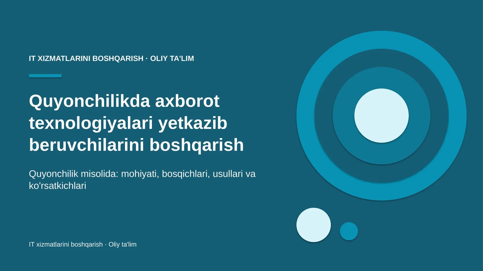 quyonchilikda axborot texnologiyalari yetkazib beruvchilarini boshqarish 4905