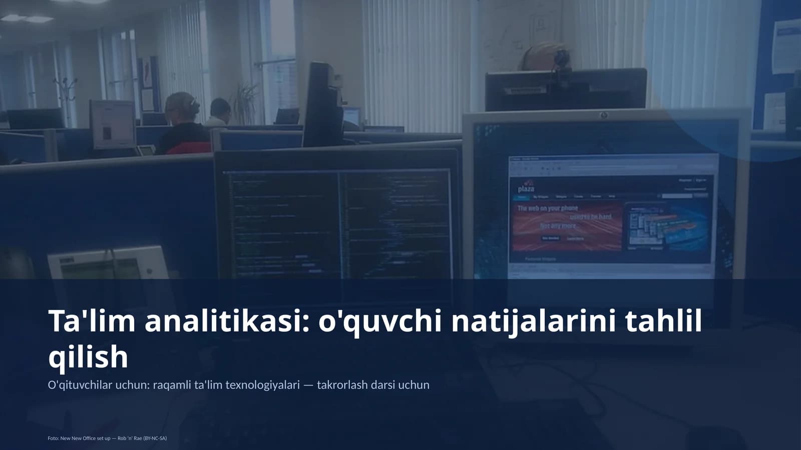 Ta'lim analitikasi: o'quvchi natijalarini tahlil qilish