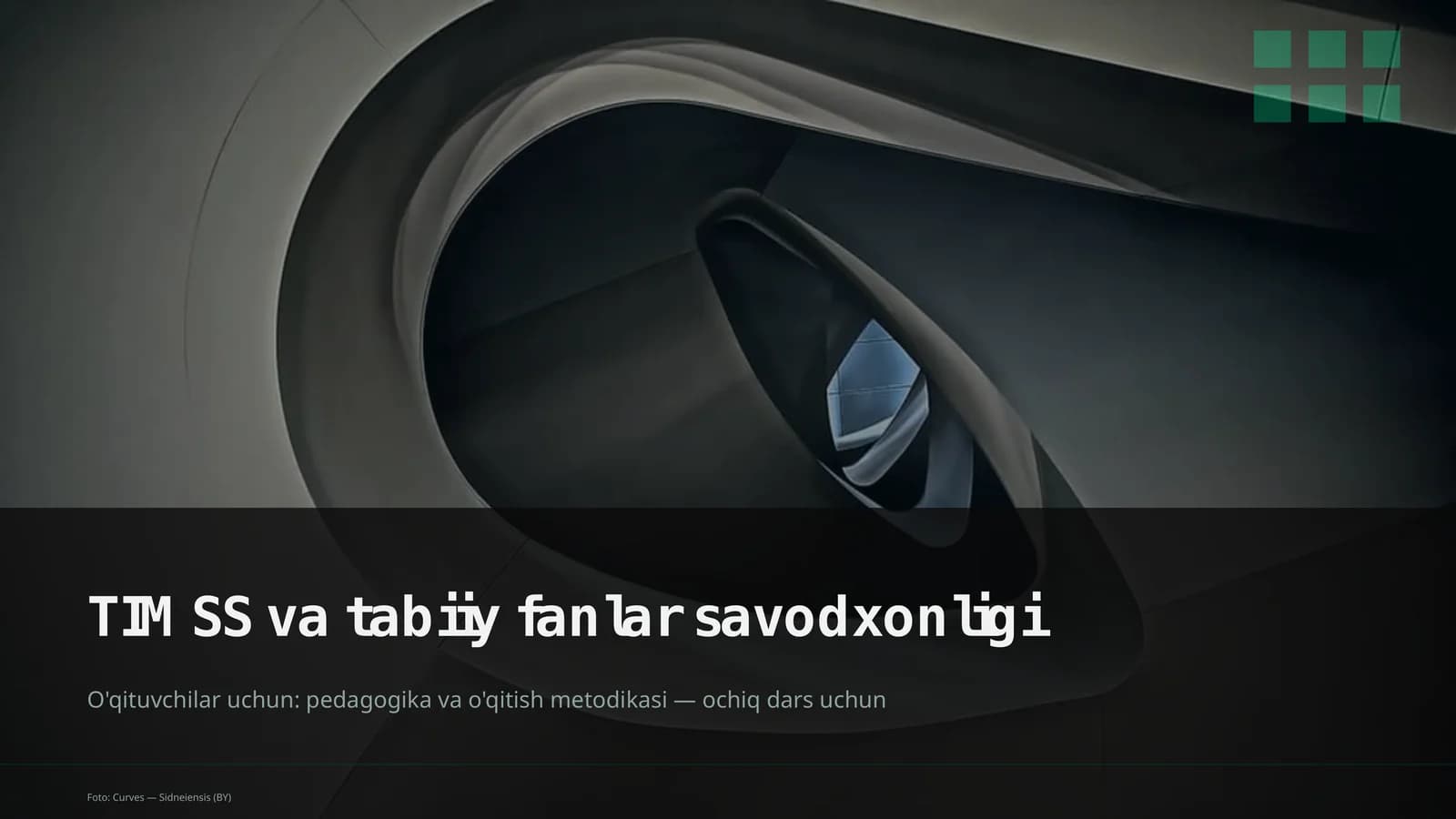 TIMSS va tabiiy fanlar savodxonligi
