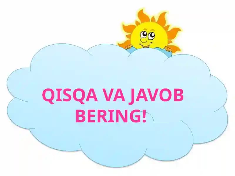 DARSGA QULOQ SOLING!