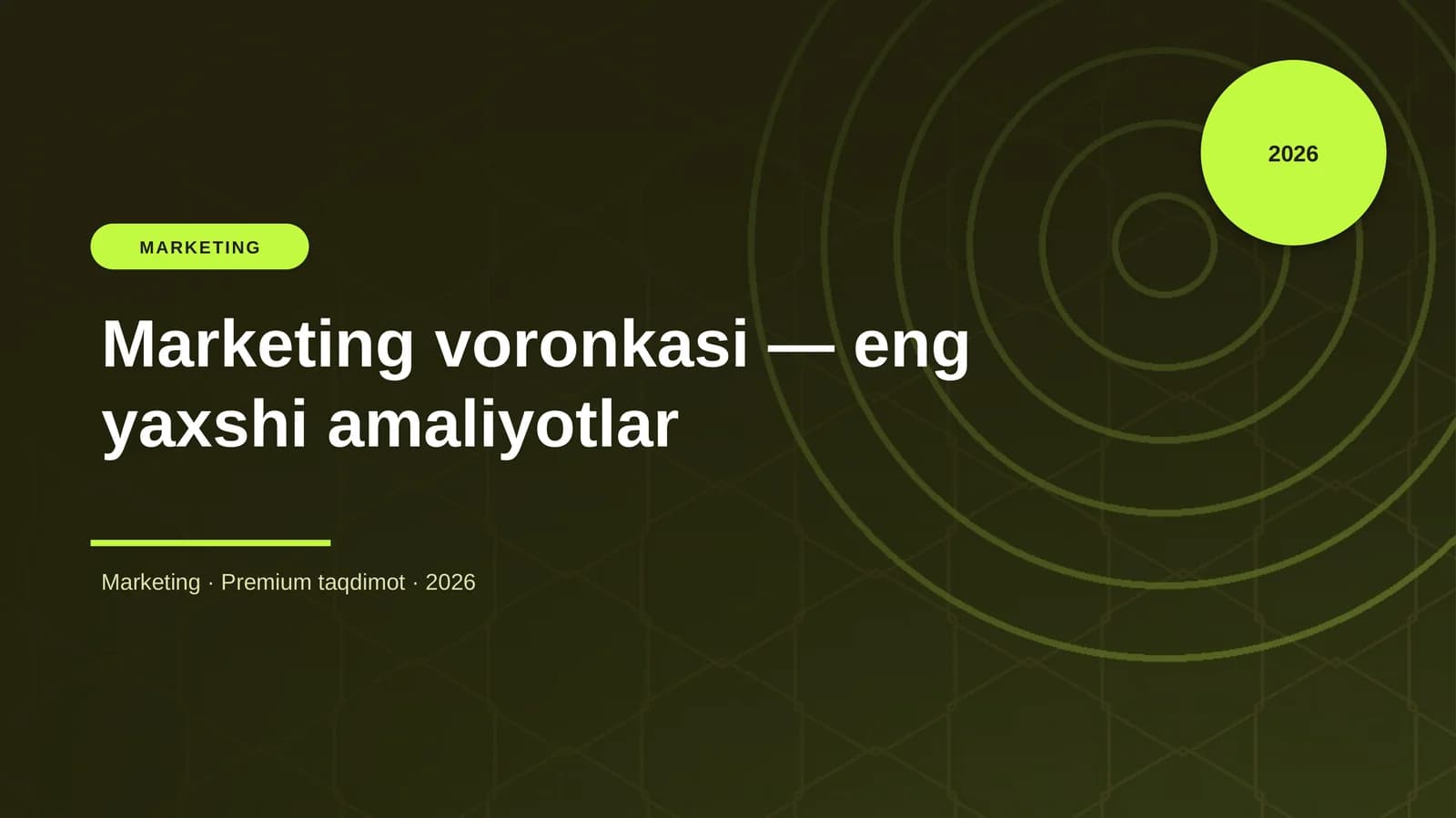 Marketing voronkasi — eng yaxshi amaliyotlar