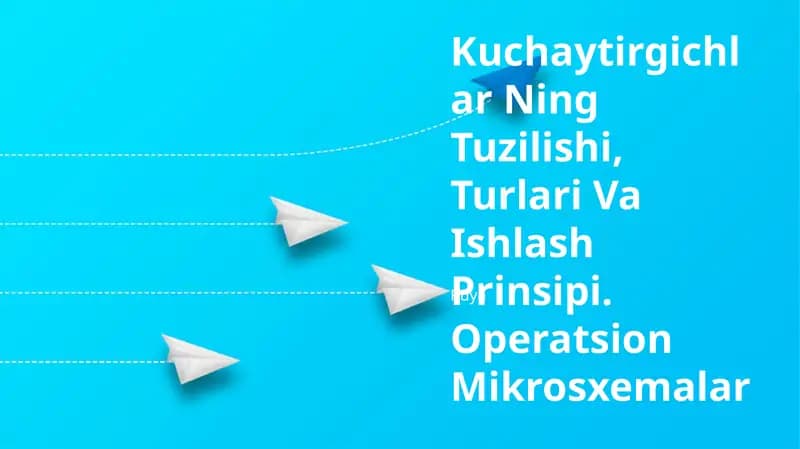 Integratsiyalashgan sxemalar (IC)