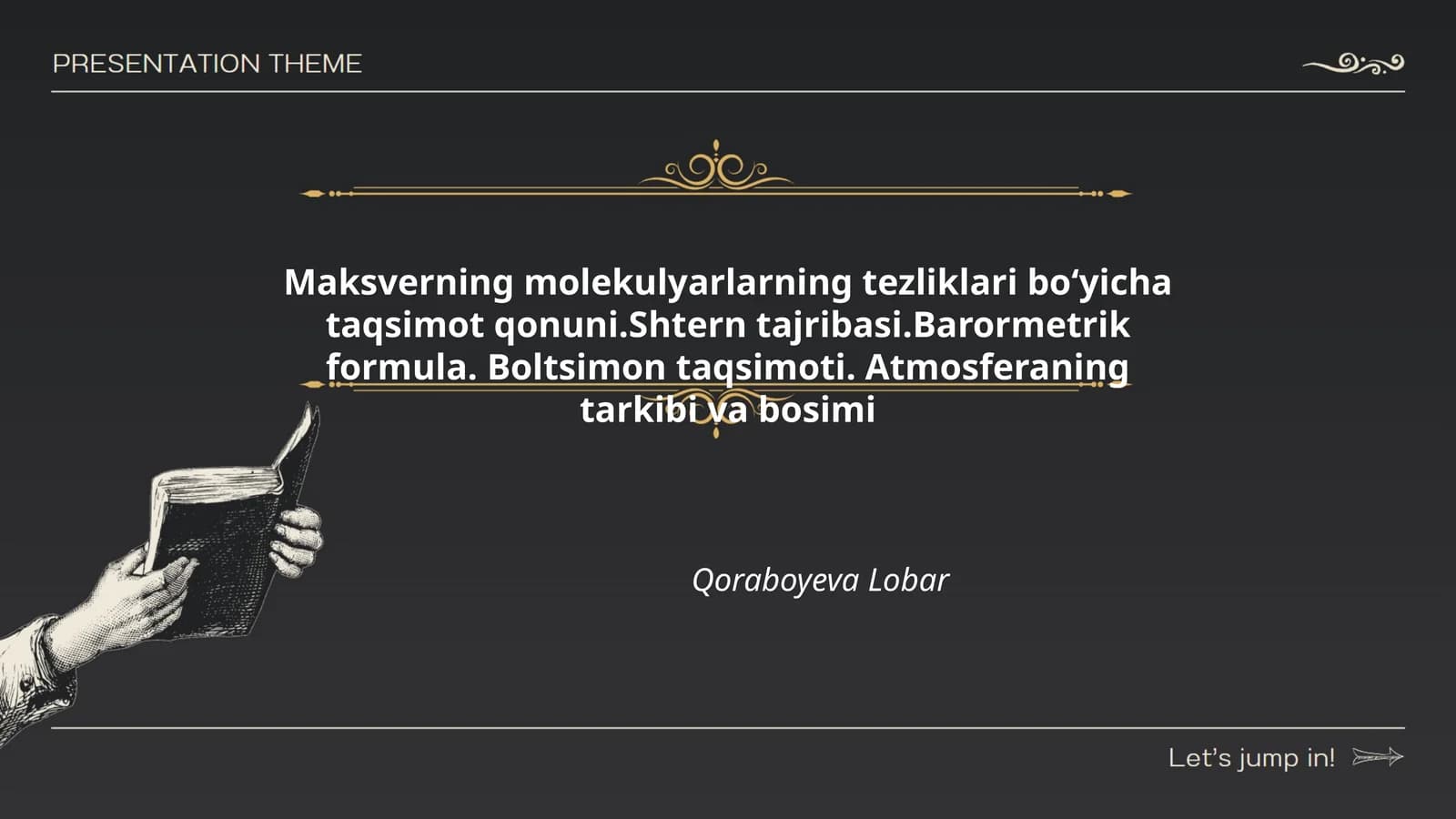 Maksverning molekulyarlarning tezliklari boʻyicha taqsimot qonuni