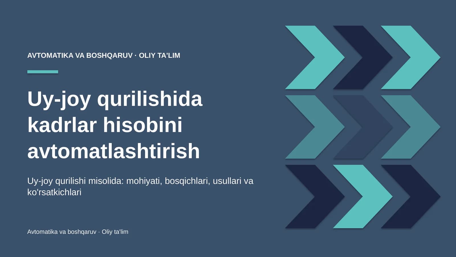 uy joy qurilishida kadrlar hisobini avtomatlashtirish 6445