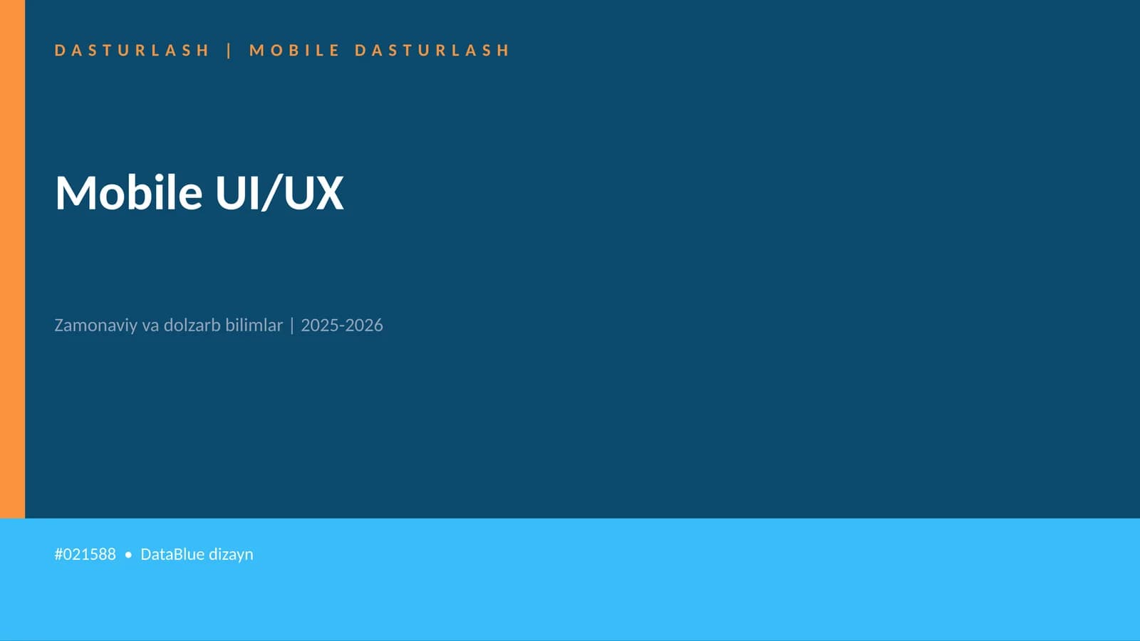 Mobile UI/UX