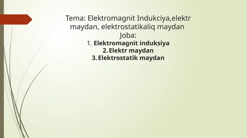 Elektromagnit Induksiya