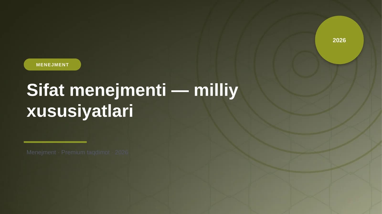 Sifat menejmenti — milliy xususiyatlari