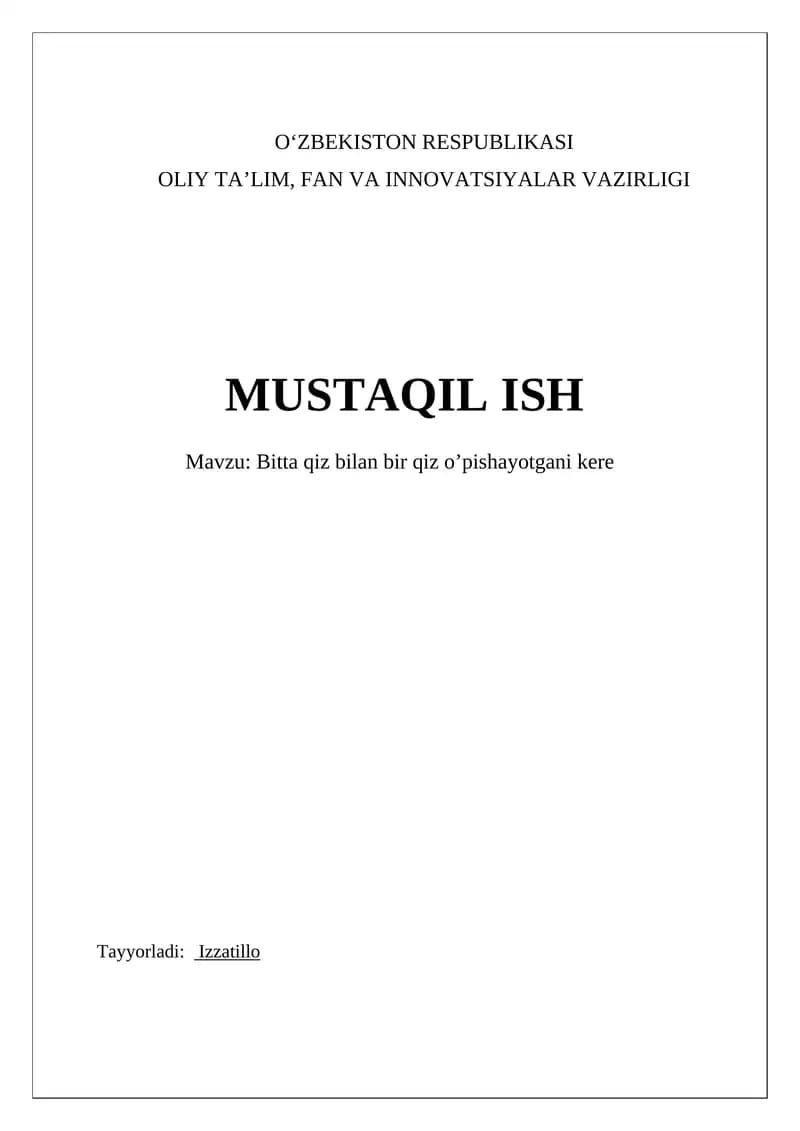 Bitta qiz bilan bir qiz o’pishayotgani kere