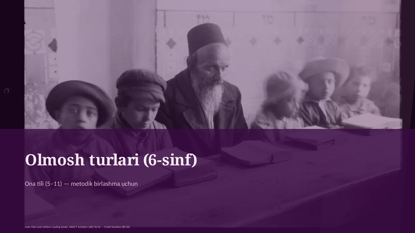 Olmosh turlari (6-sinf)