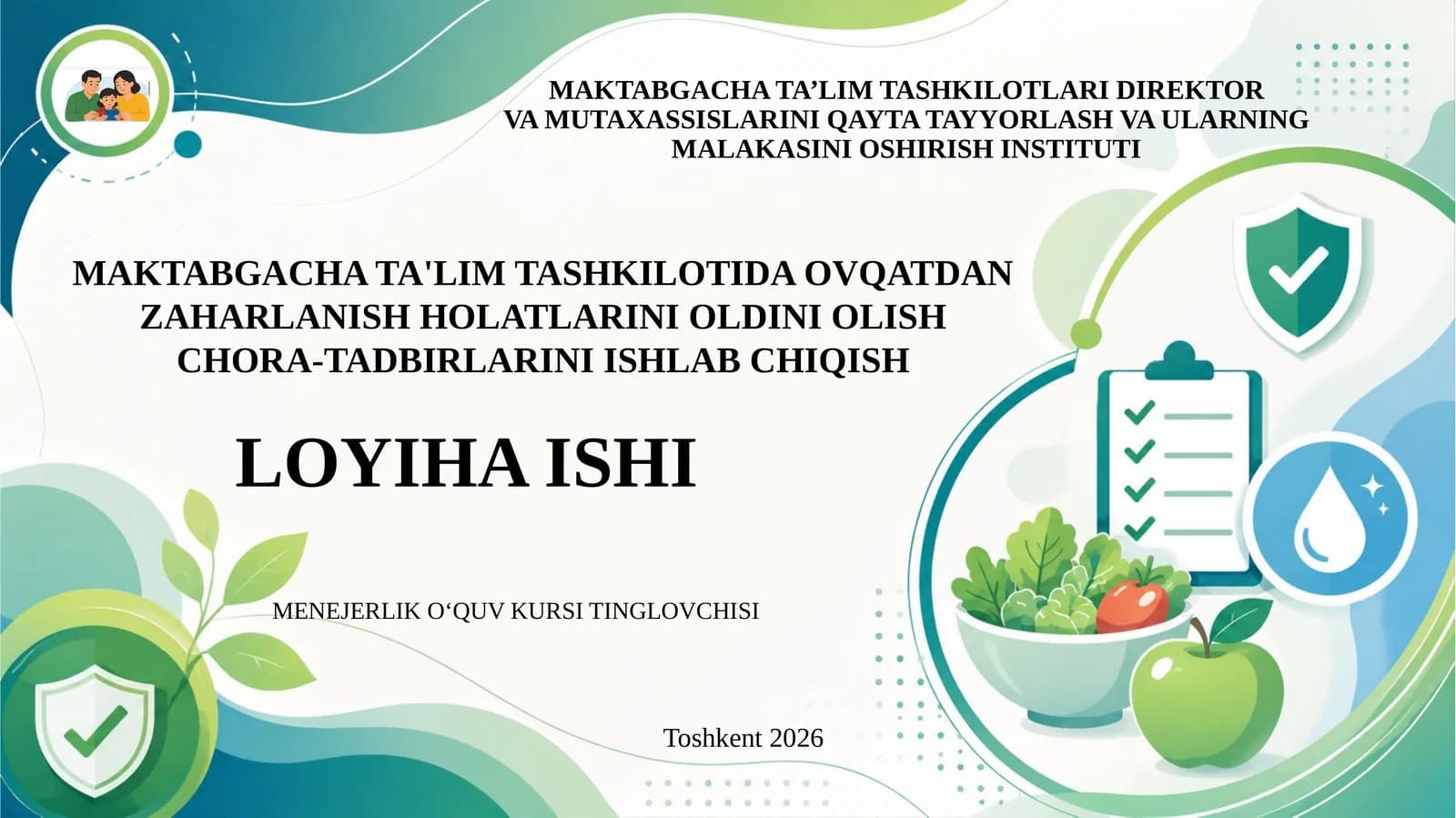 MTT direktorlari malaka oshirish kursi taqdimot