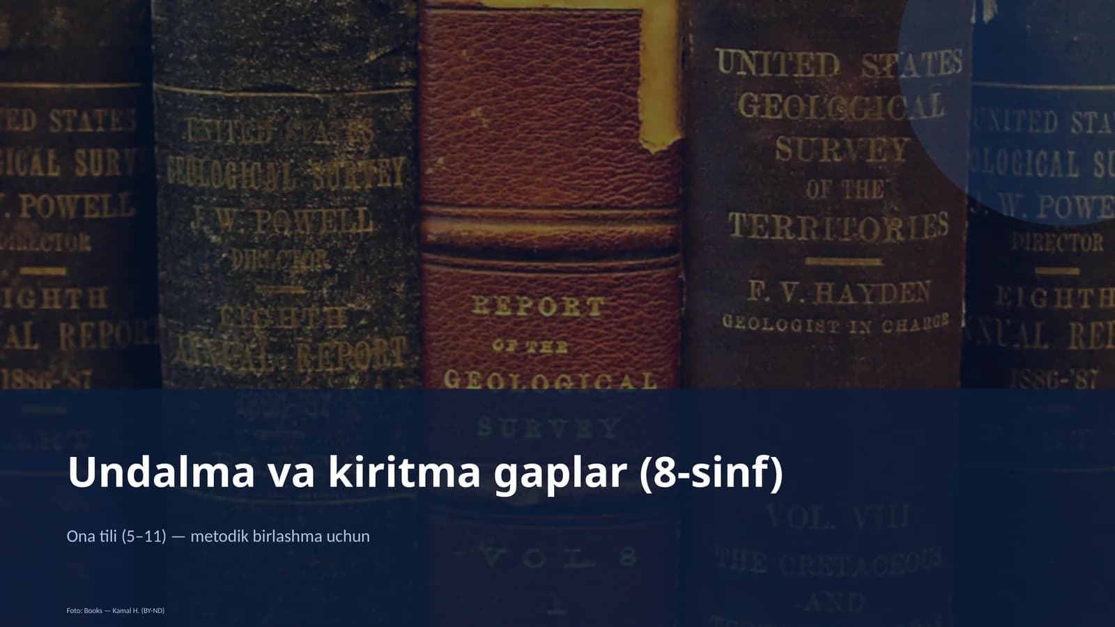Undalma va kiritma gaplar (8-sinf)