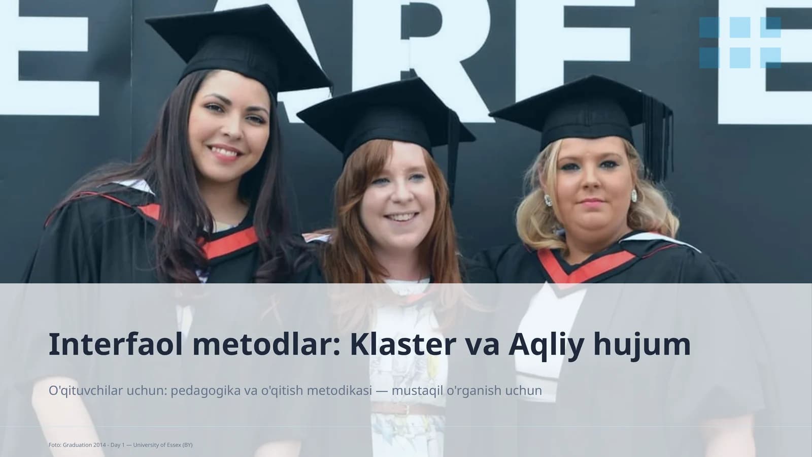 Interfaol metodlar: Klaster va Aqliy hujum