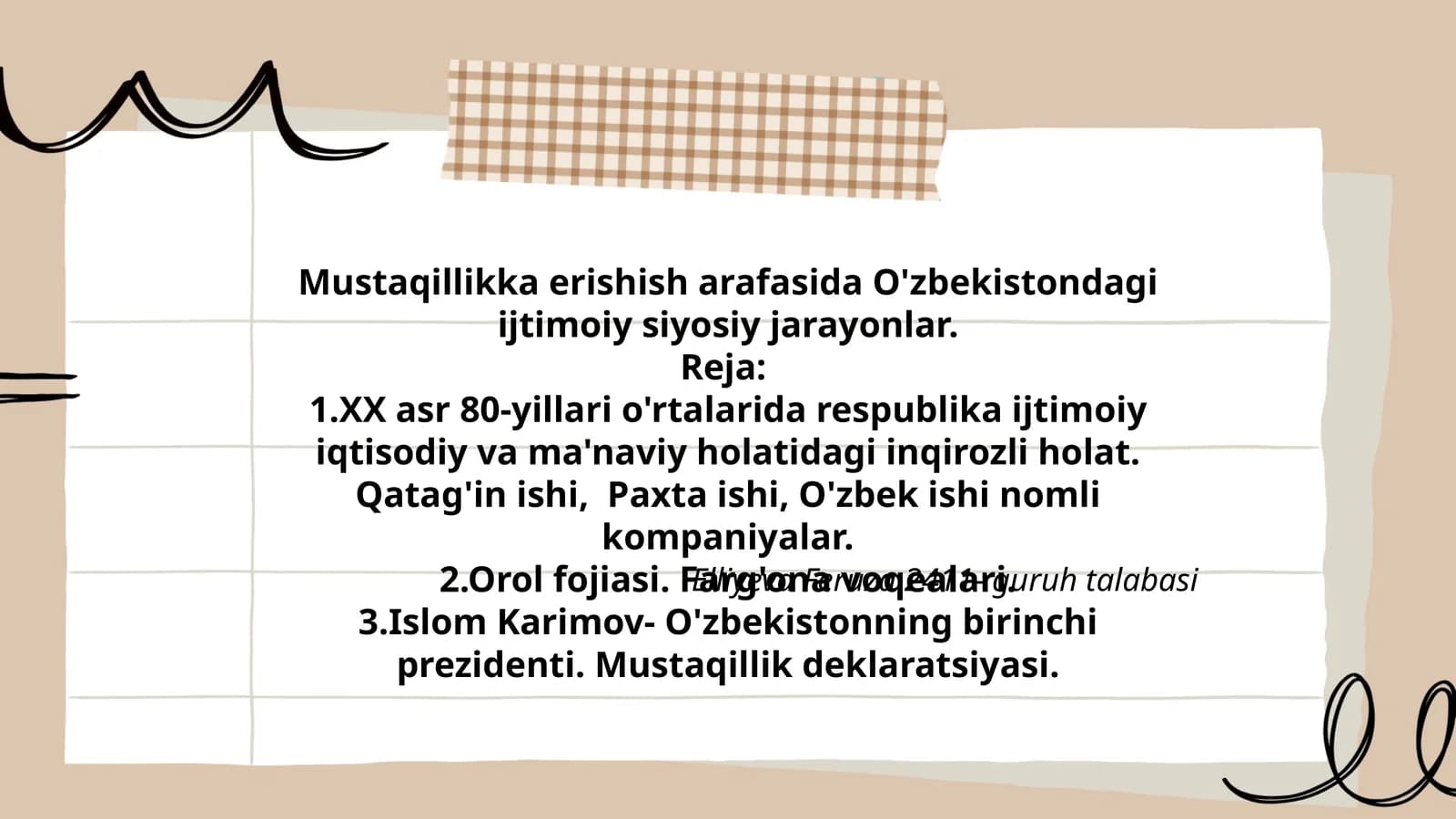 Ijtimoiy siyosiy jarayonlar