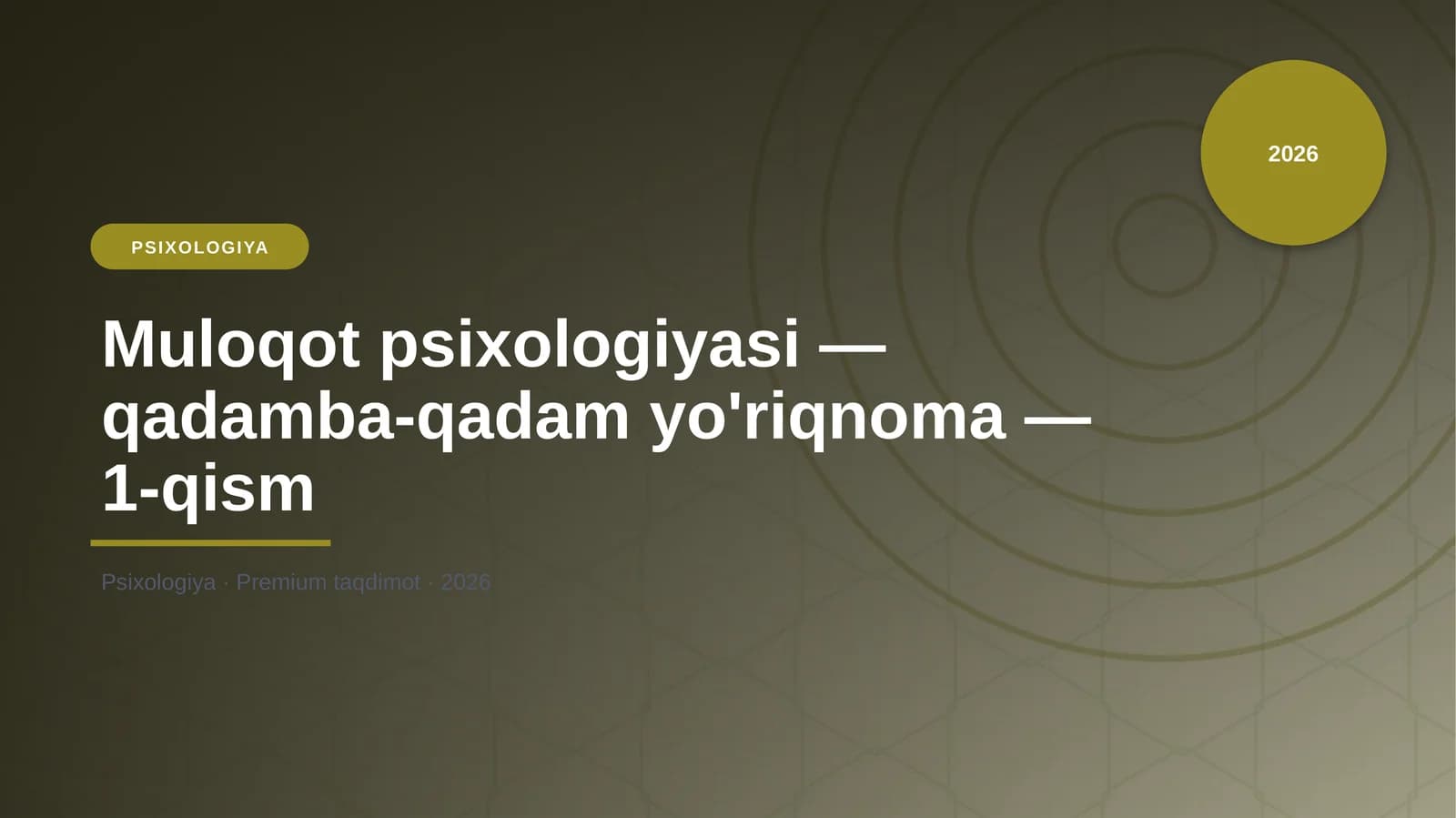 Muloqot psixologiyasi — qadamba-qadam yo'riqnoma — 1