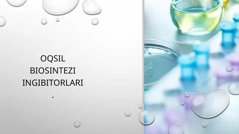 Oqsil biosintezi