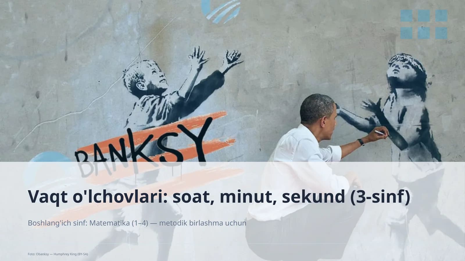 Vaqt o'lchovlari: soat, minut, sekund