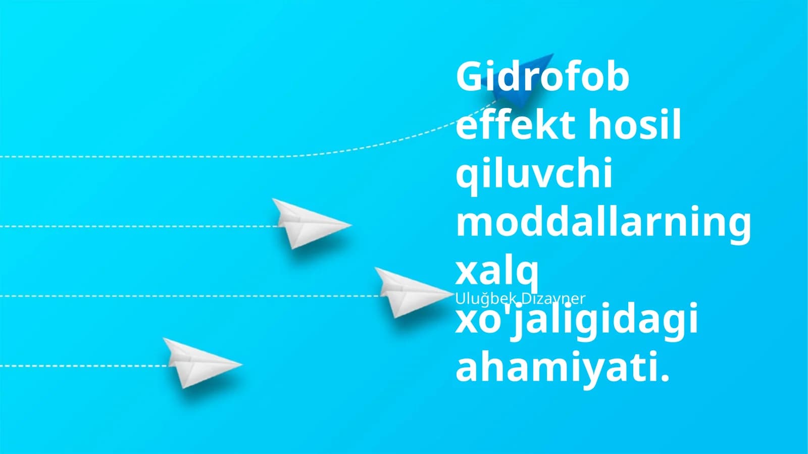 Gidrofob qoplamalar va ularning ahamiyati