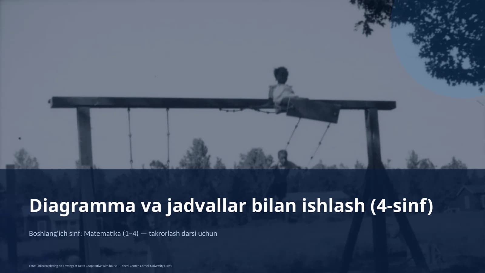 Diagramma va jadvallar bilan ishlash (4-sinf)