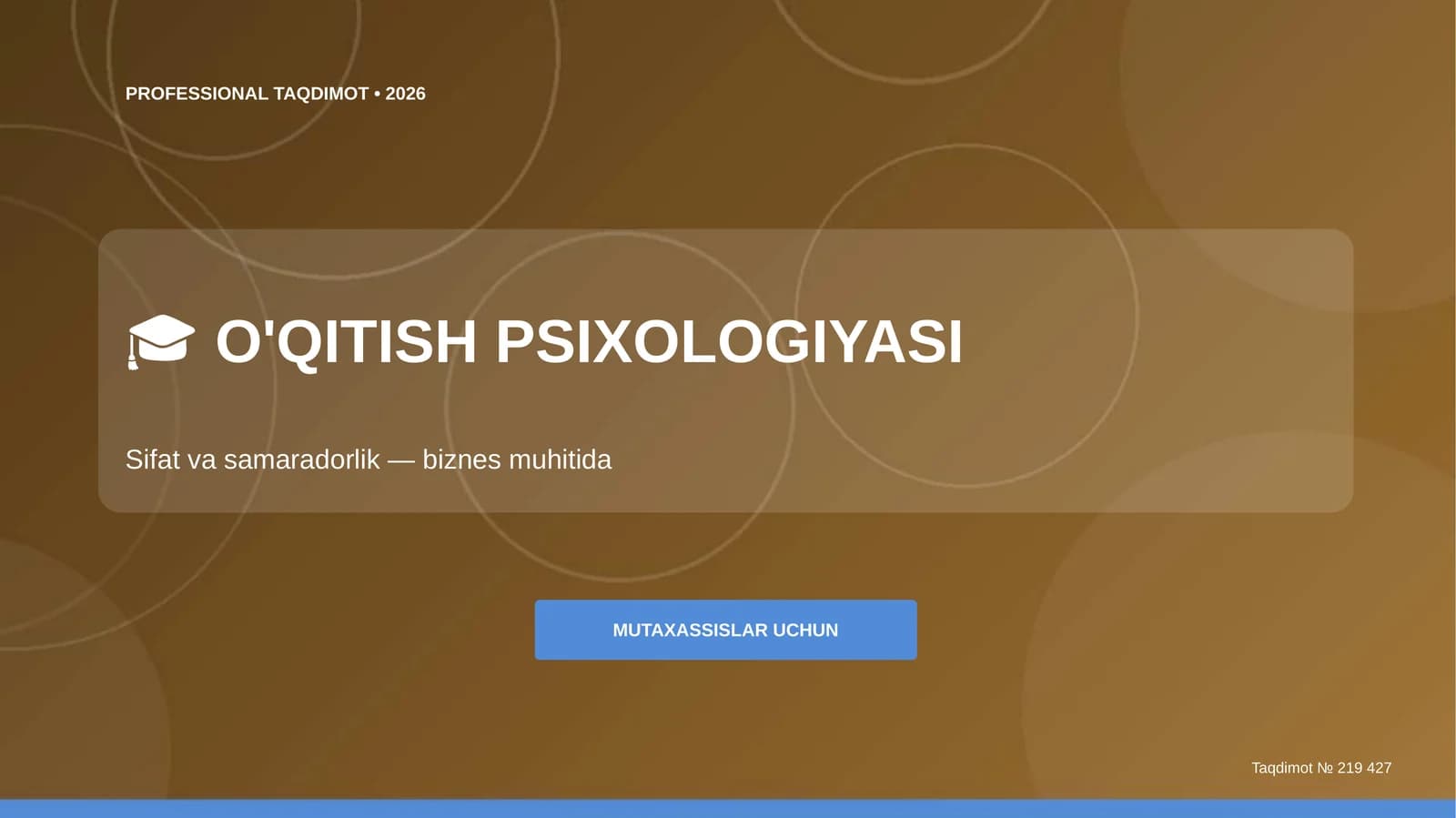 O'qitish Psixologiyasi: Sifat va Samaradorlik