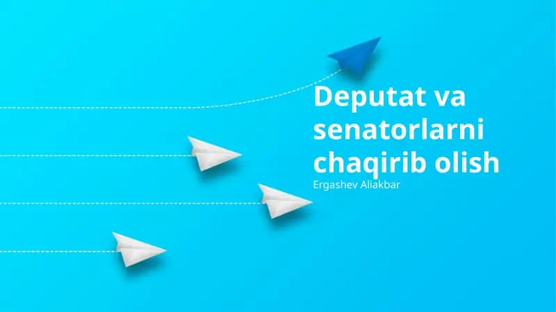 Deputat va senatorlarni chaqirib olish