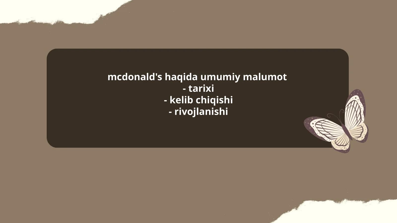 McDonald's