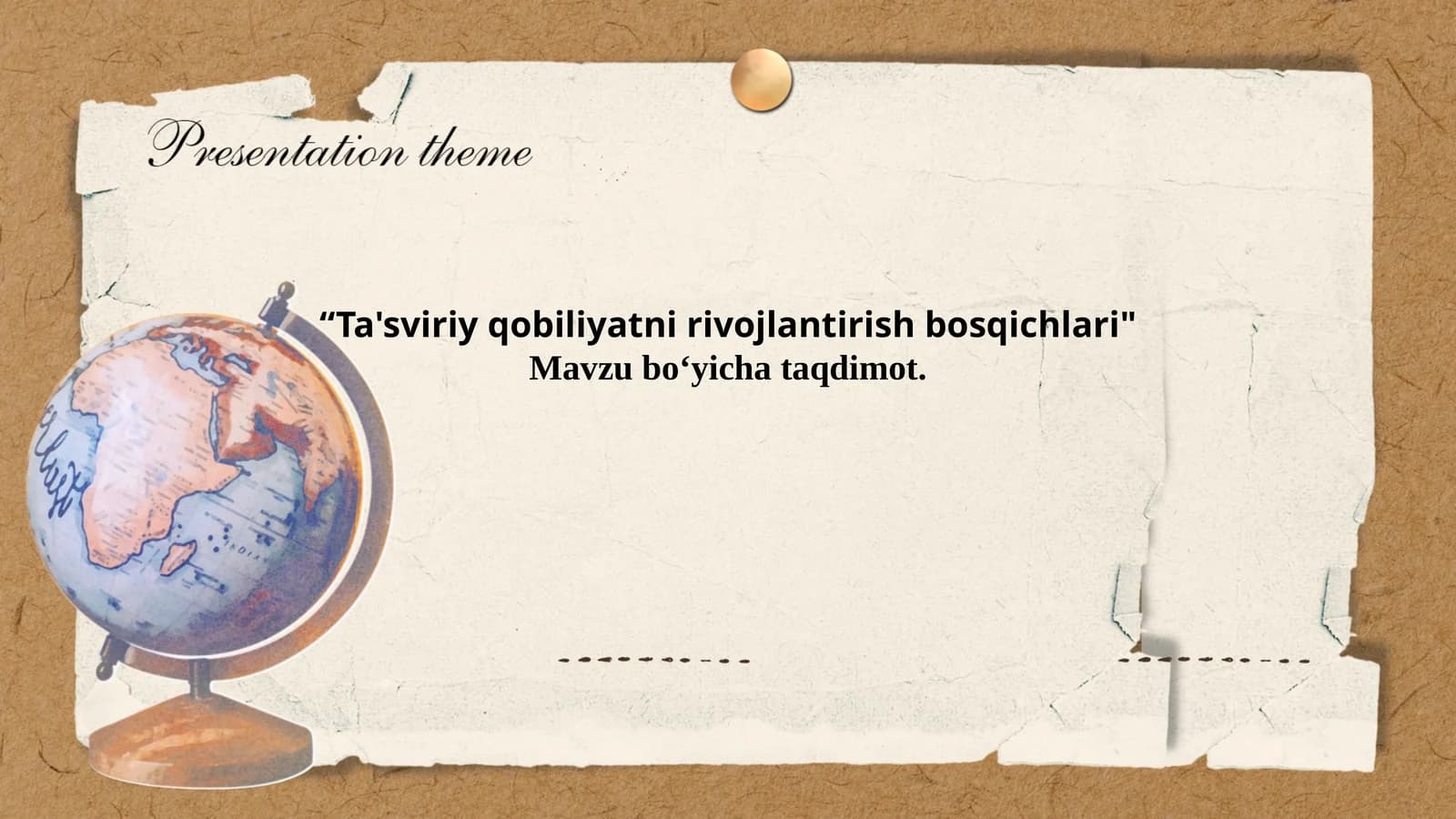Ta'sviriy qobiliyatni rivojlantirish bosqichlari
