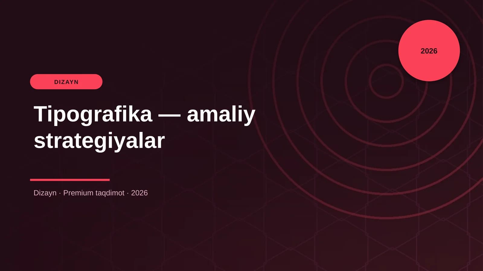 Tipografika — amaliy strategiyalar