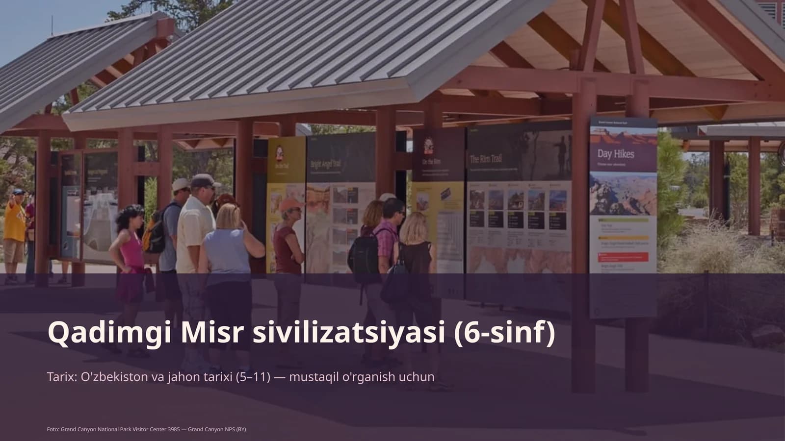 Qadimgi Misr sivilizatsiyasi (6-sinf)