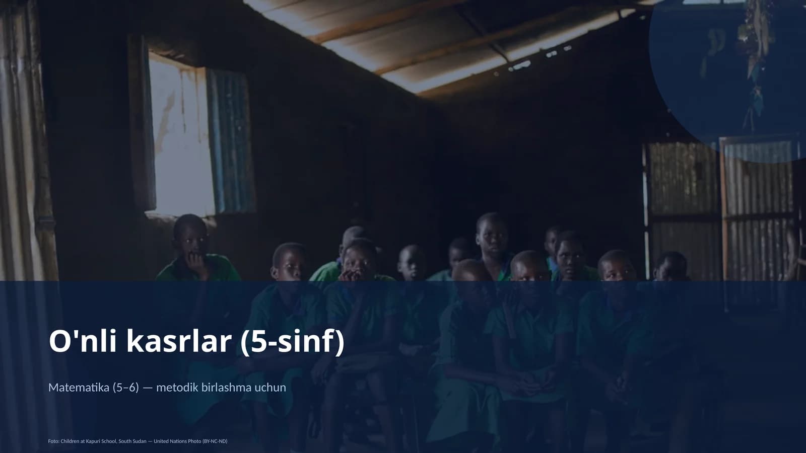 O'nli kasrlar (5-sinf)