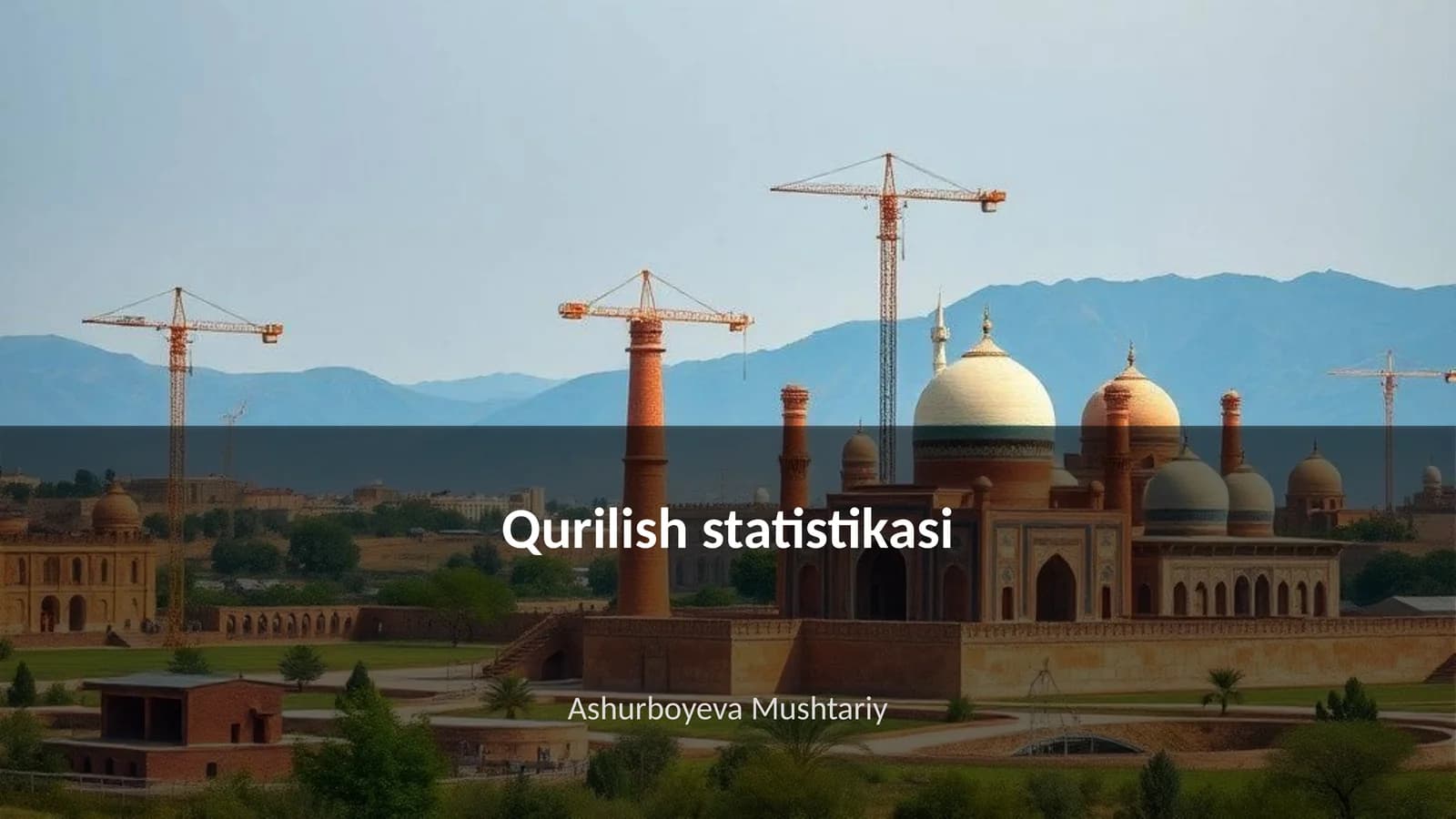 Qurilish statistikasi