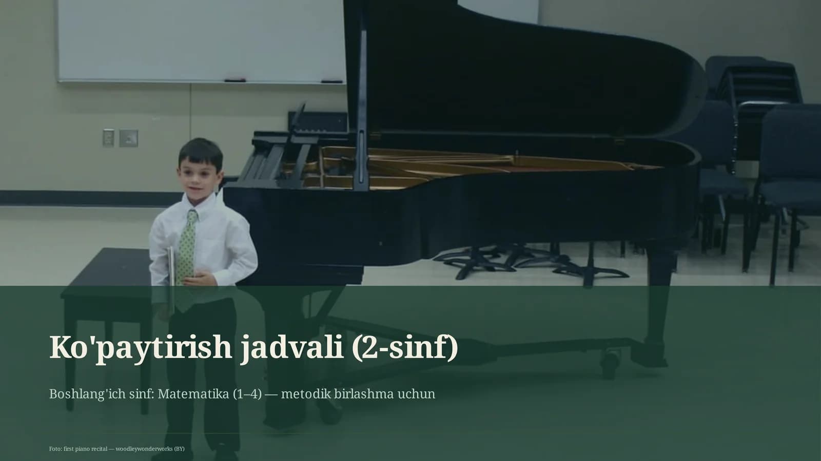 Ko'paytirish jadvali (2-sinf)