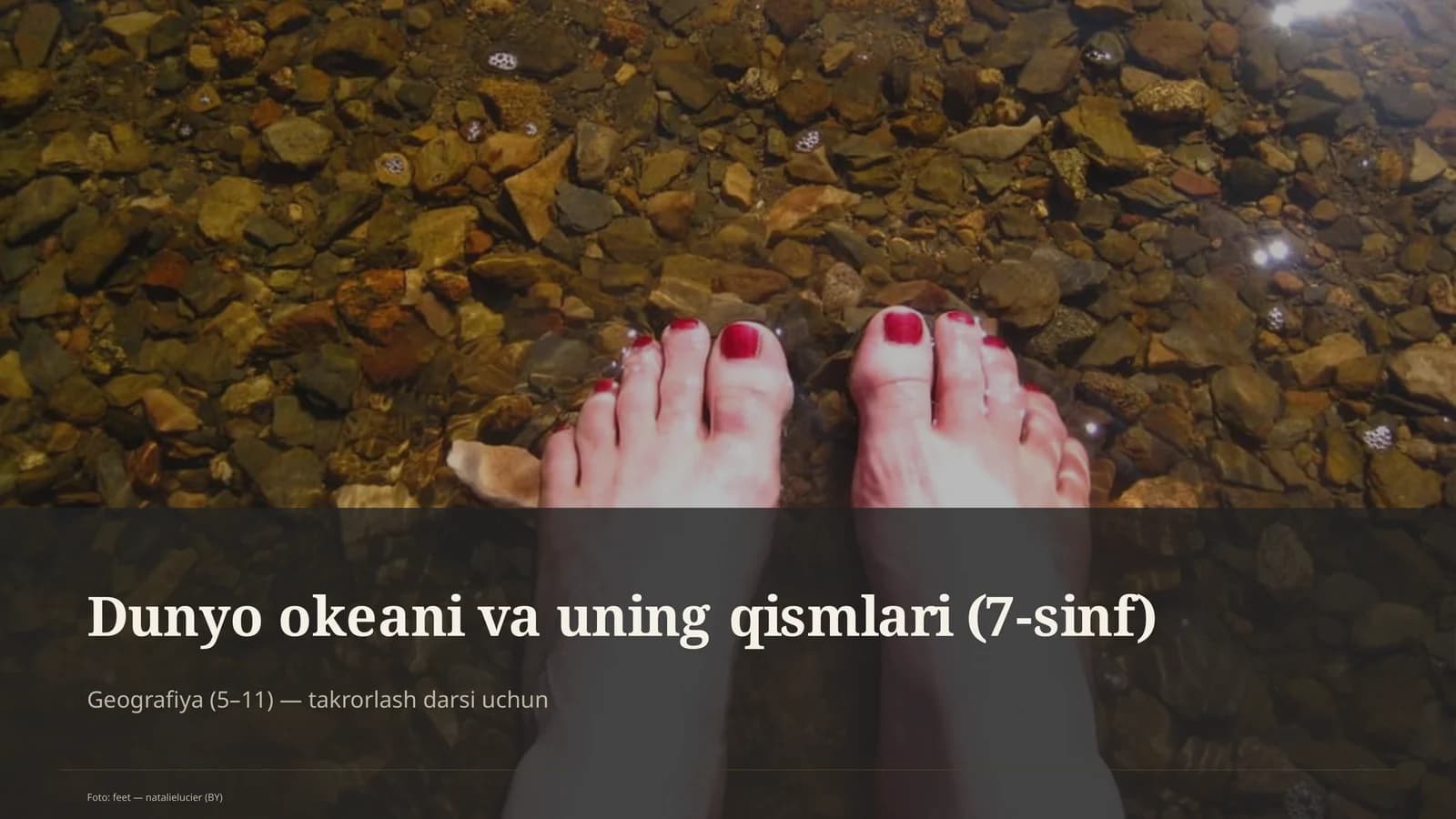 Dunyo okeani va uning qismlari (7-sinf)