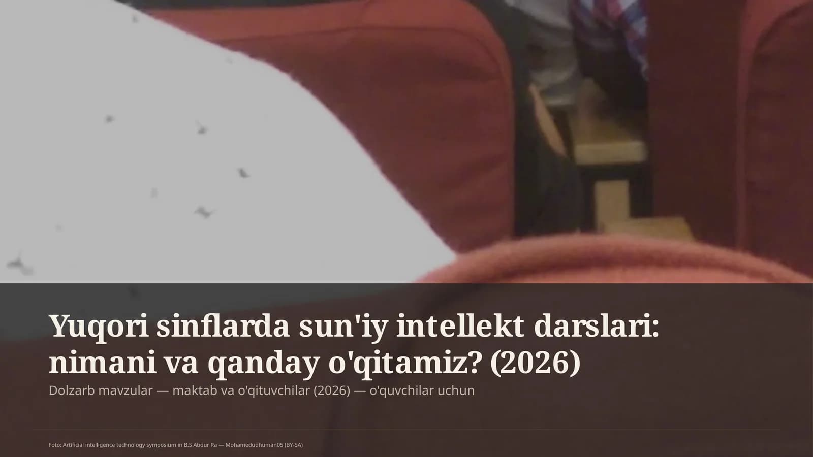 Sun'iy intellekt darslari