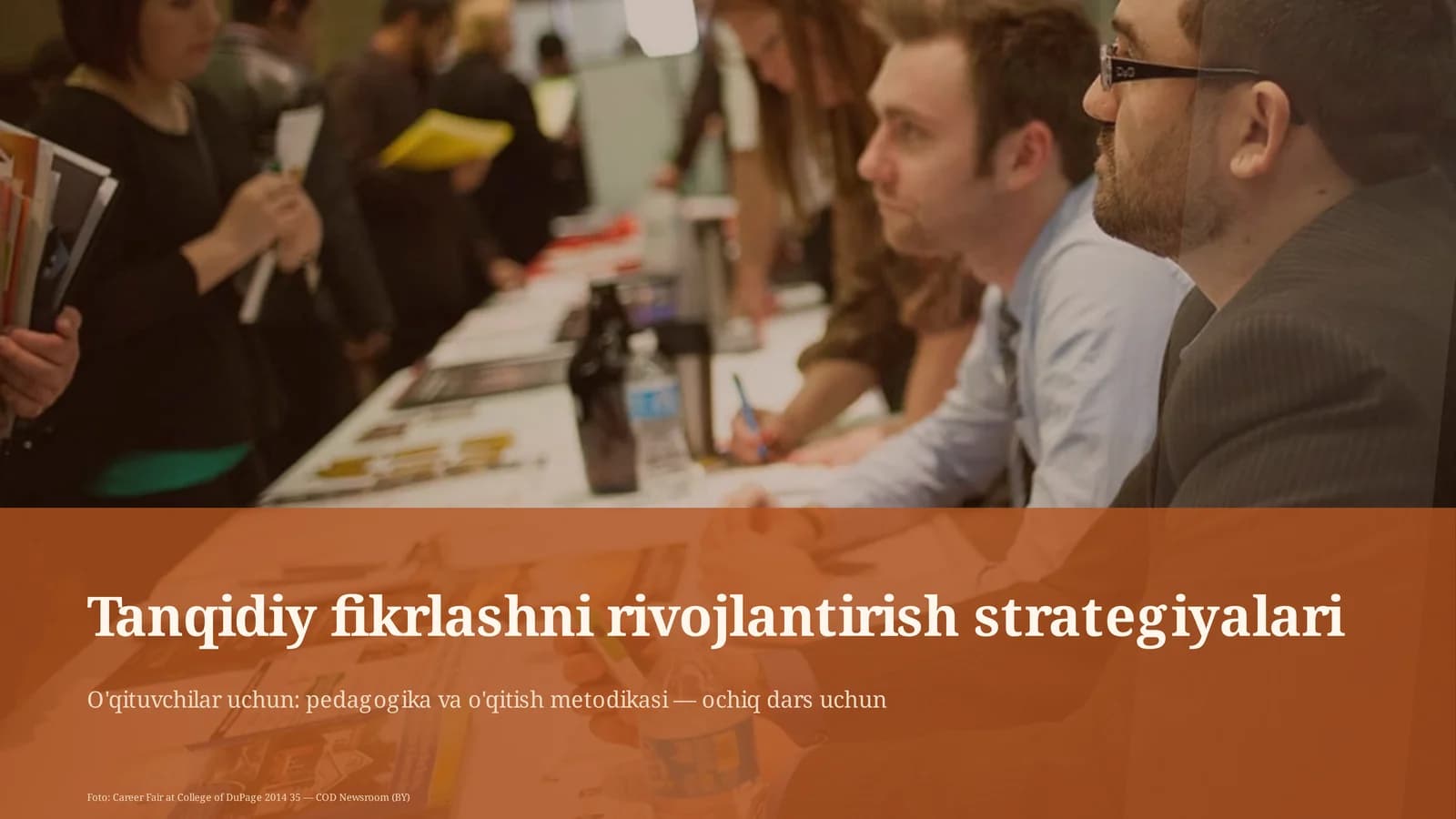 Tanqidiy fikrlashni rivojlantirish strategiyalari