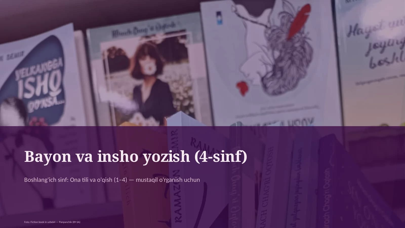 Bayon va insho yozish (4-sinf)