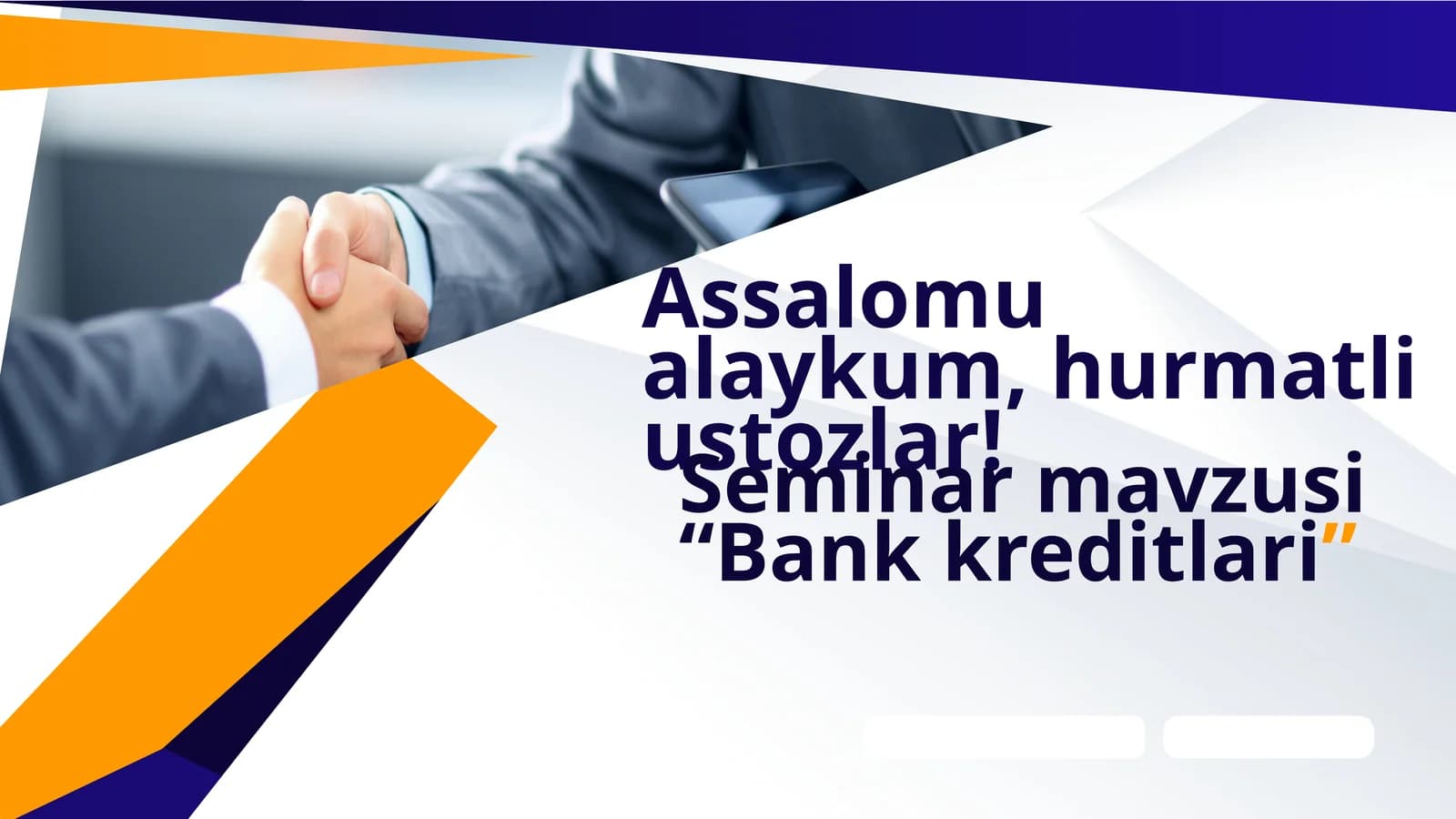 Bank kreditlari