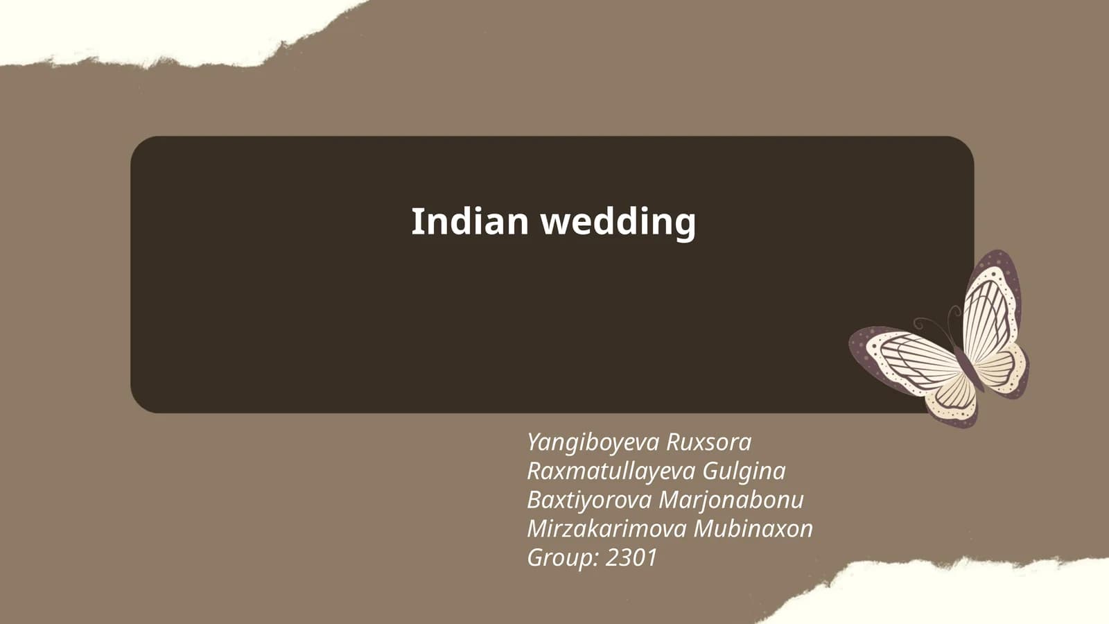 Indian Wedding Traditions
