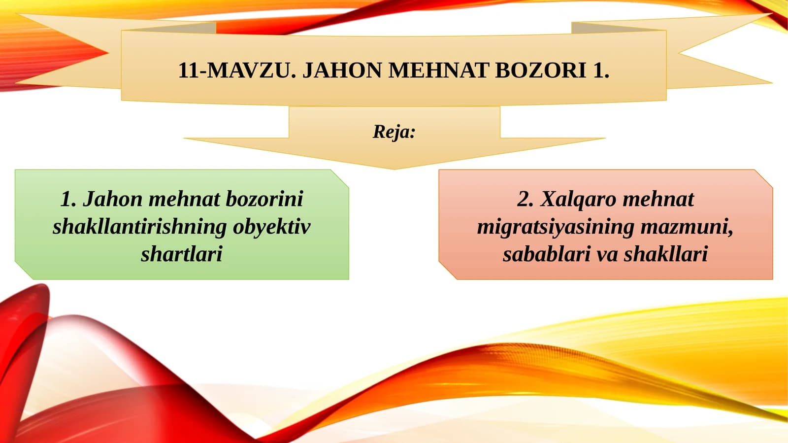 Jahon mehnat bozori
